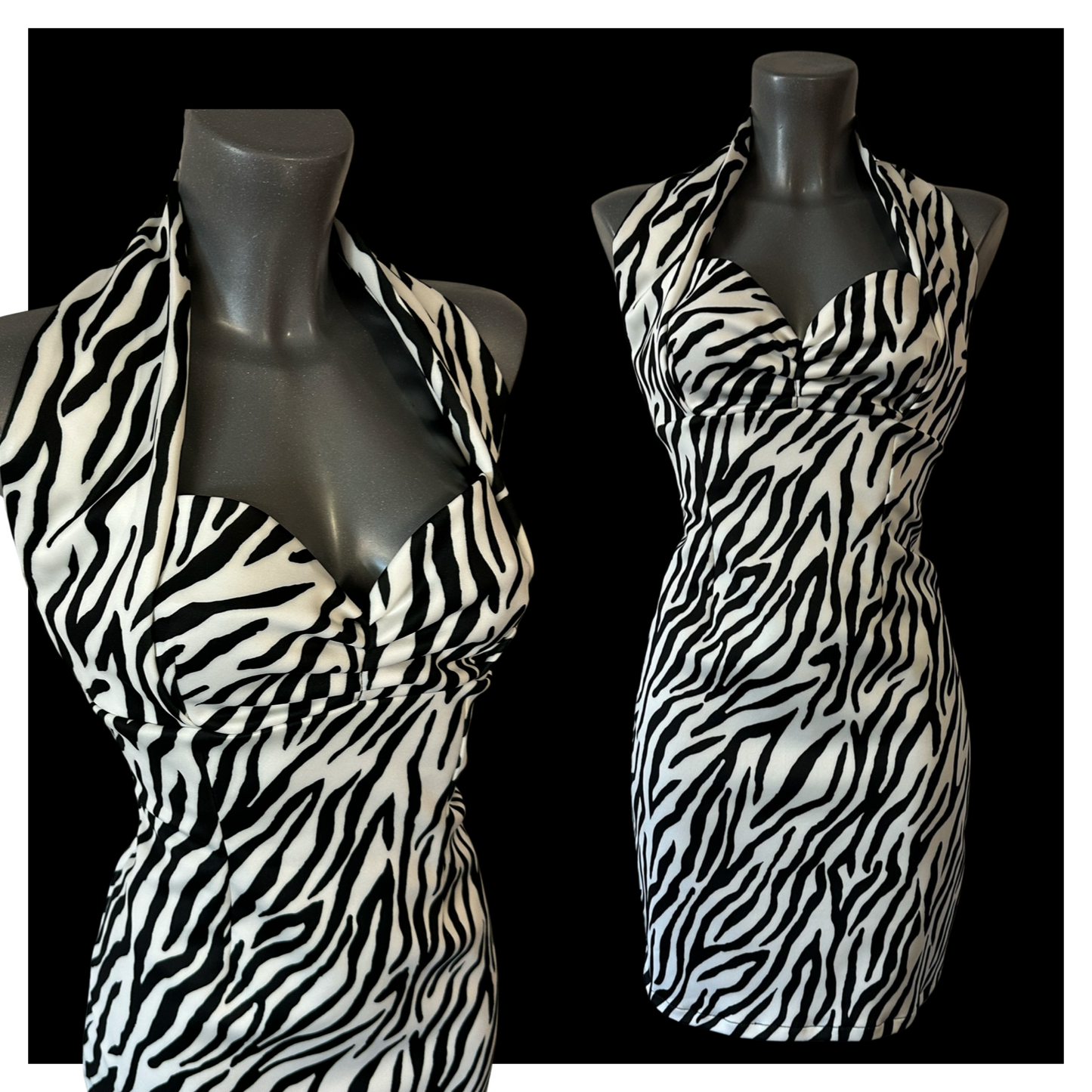 Divine Dress in Zebra