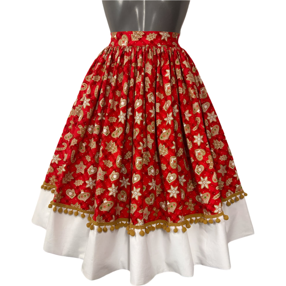 Cookie Christmas Skirt - UK 6 - 25" waist