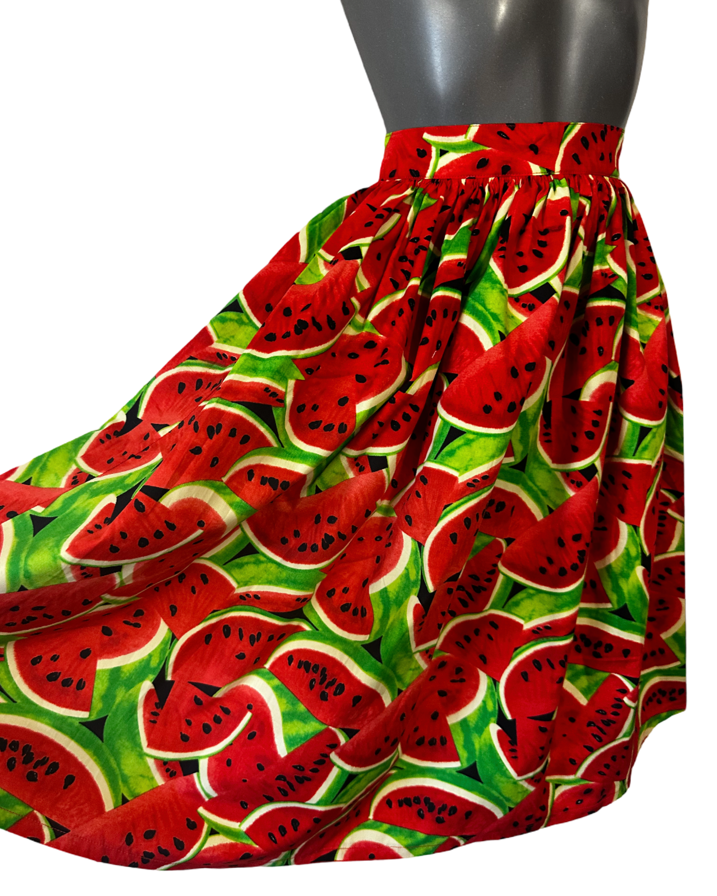 Watermelon Gathered Skirt - UK 16