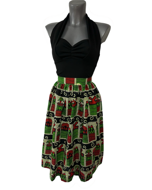Tribal Gathered Skirt - UK 16
