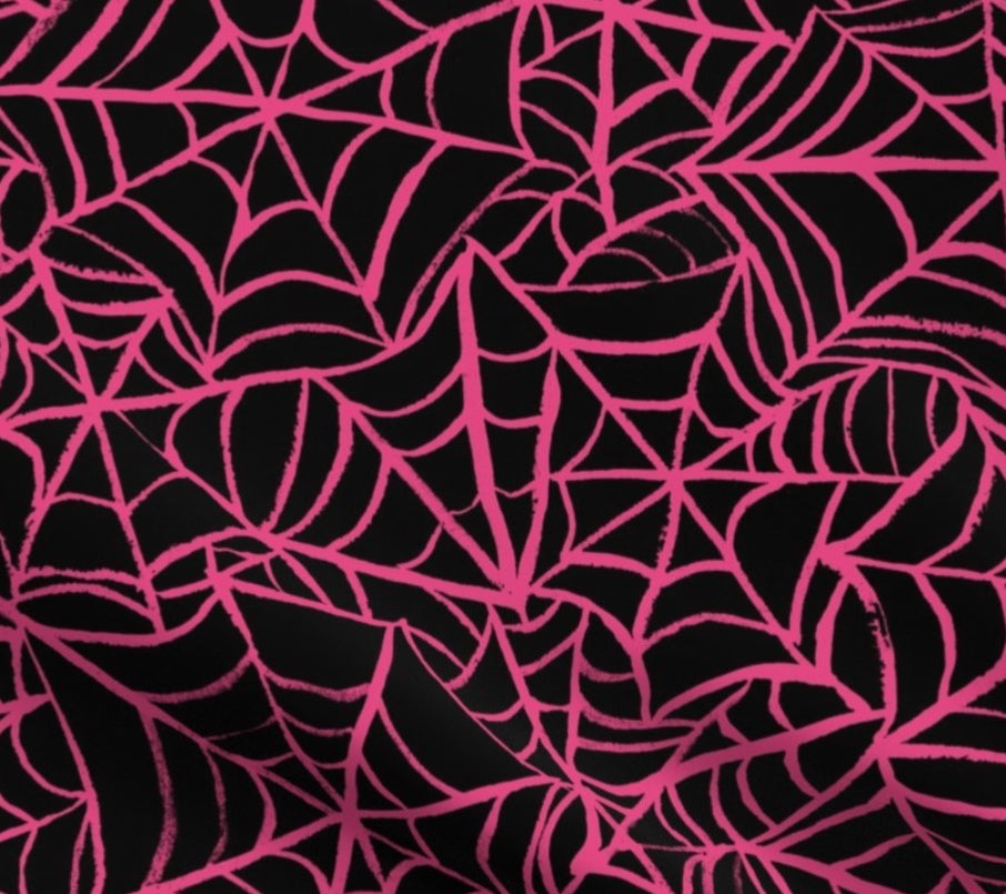 Divine Dress in Pink Spiderweb