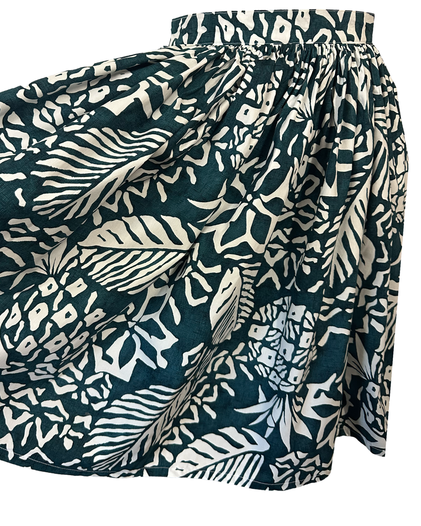 Tropical Gathered Skirt - UK 22