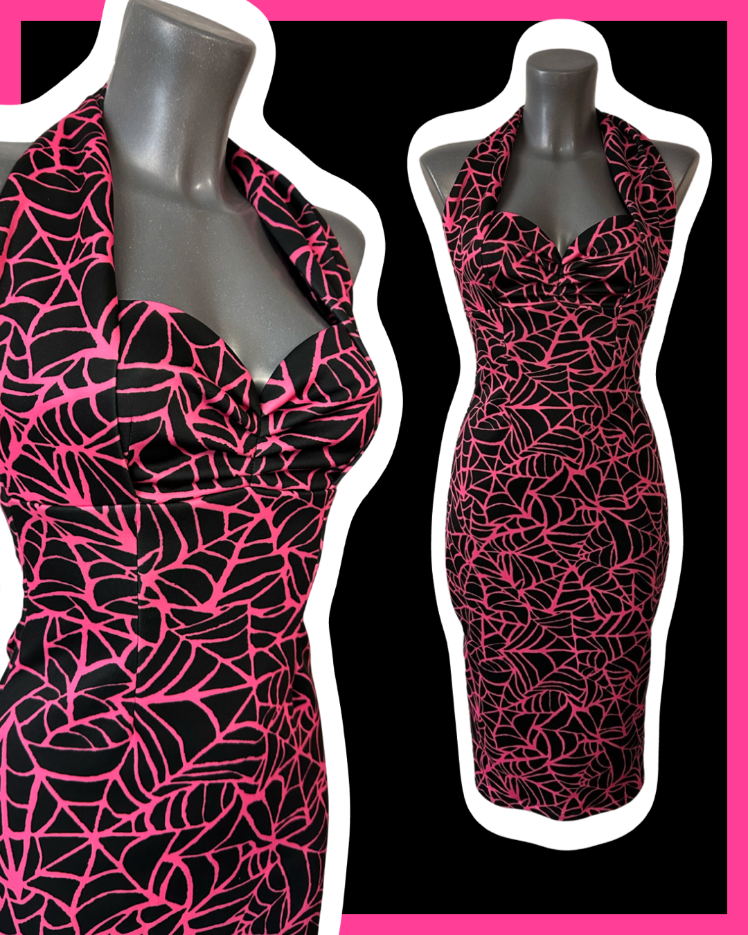 Divine Dress - Black Spiderweb