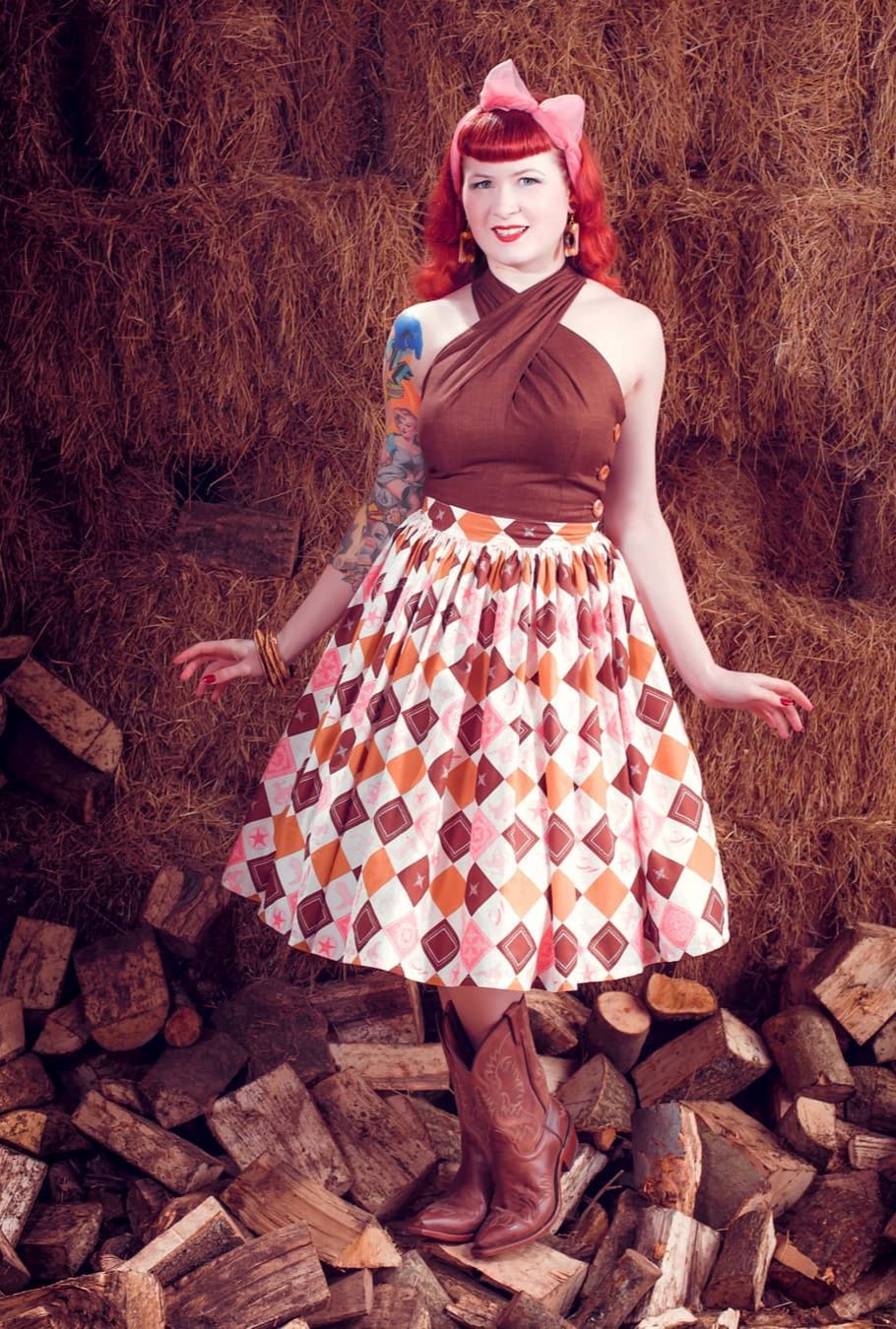 Gathered Skirt
