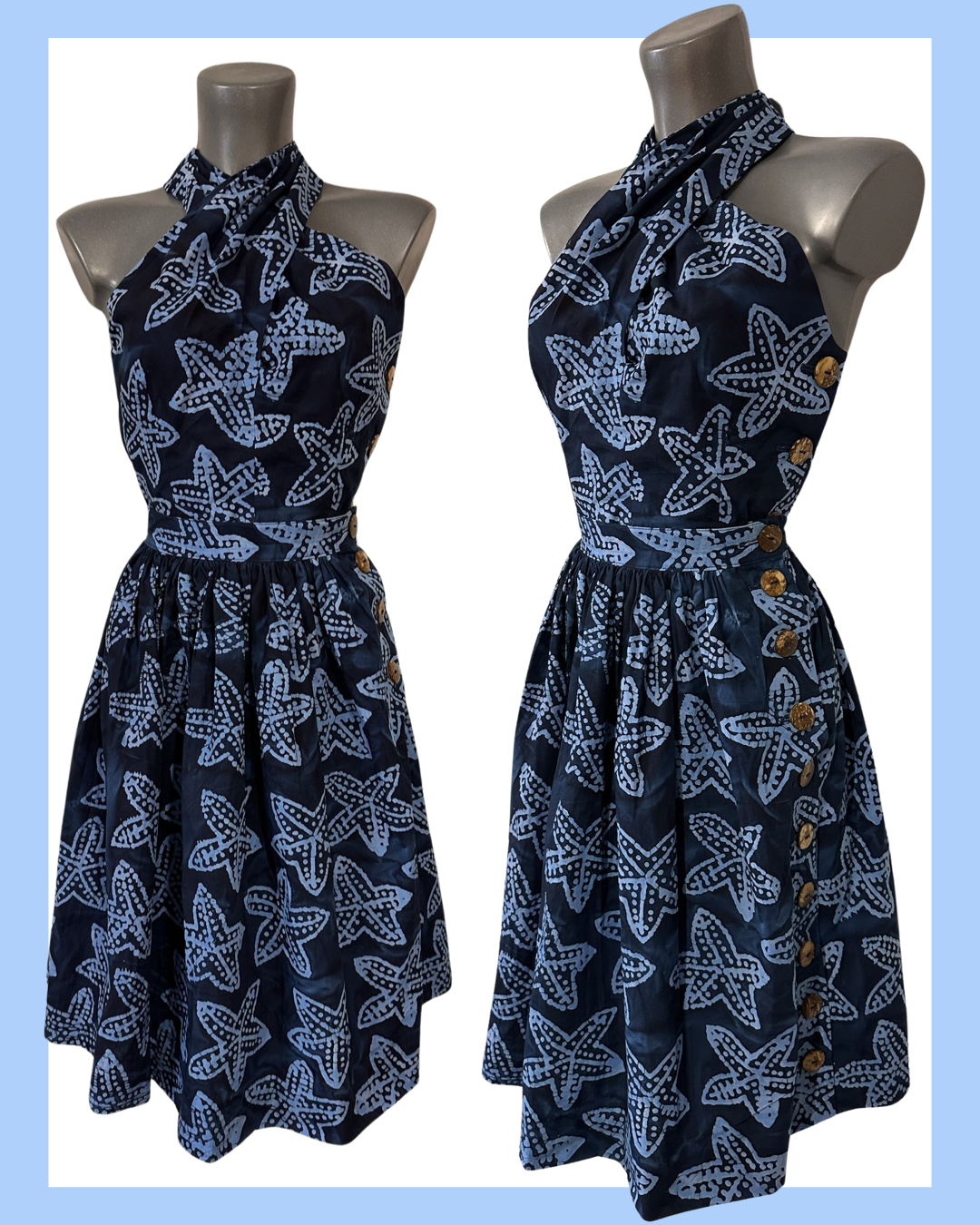 Brittany Top & Button Skirt Set