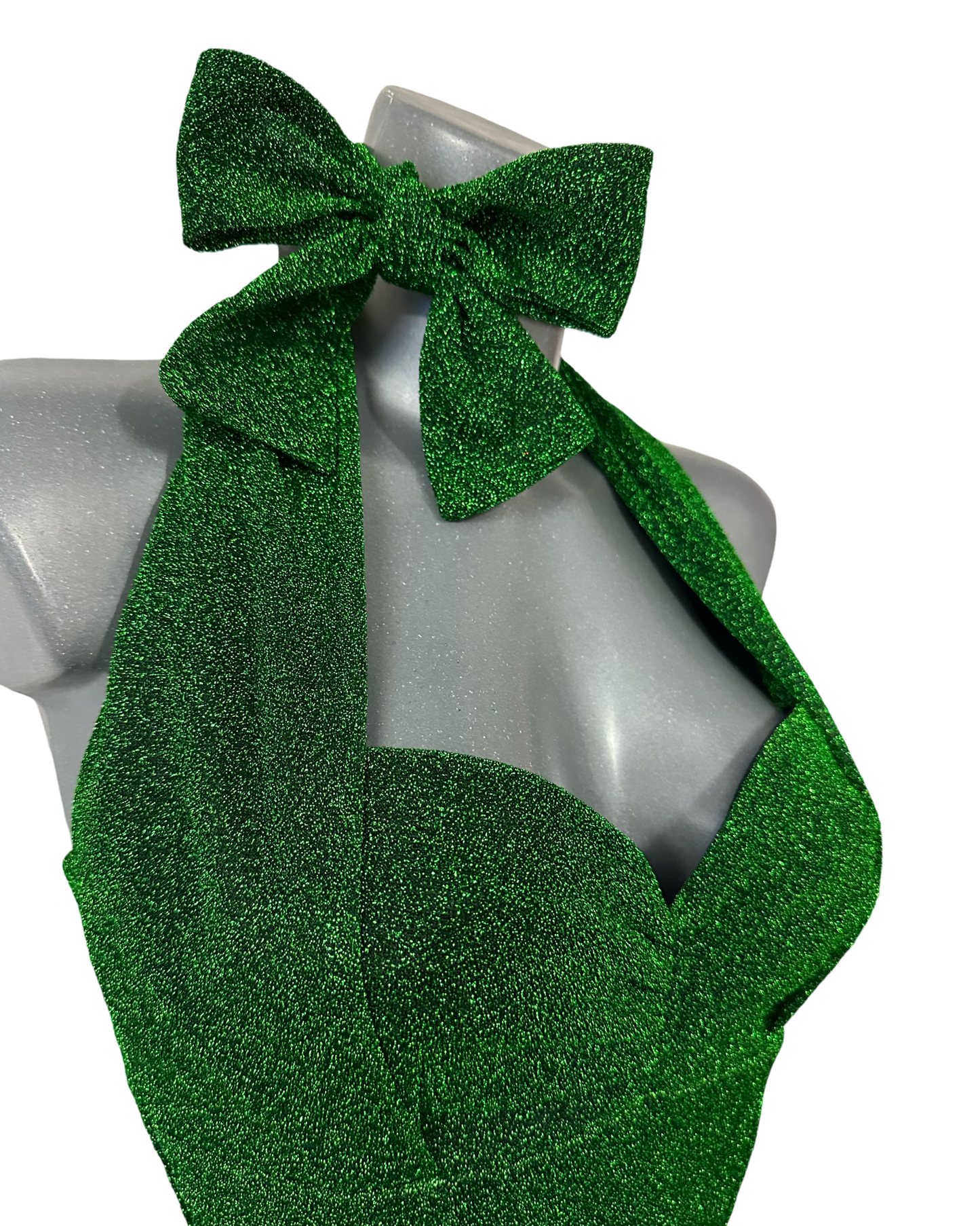Decorative Lurex Bow Scarf