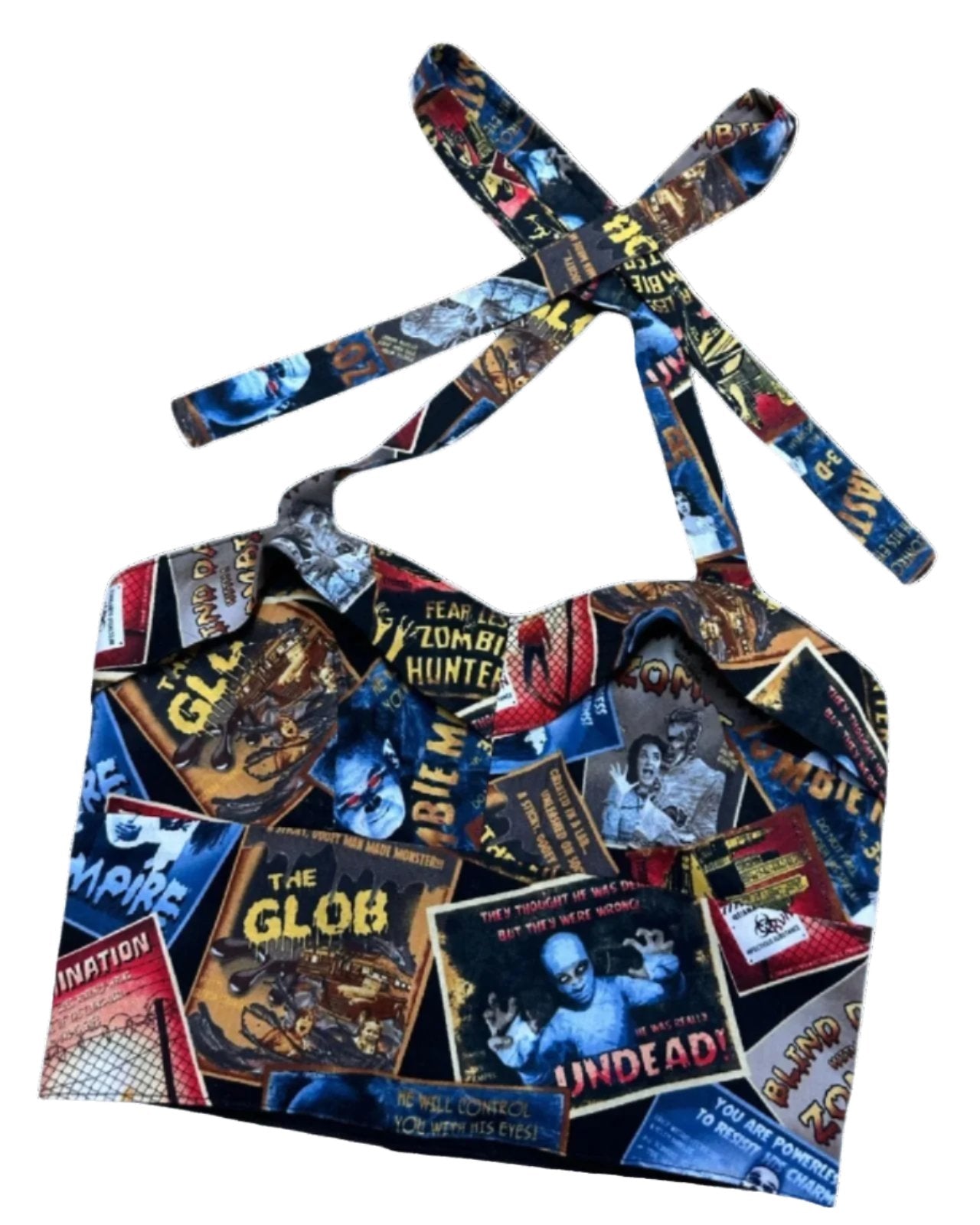 50s Horror Style Dolly Top - UK 8