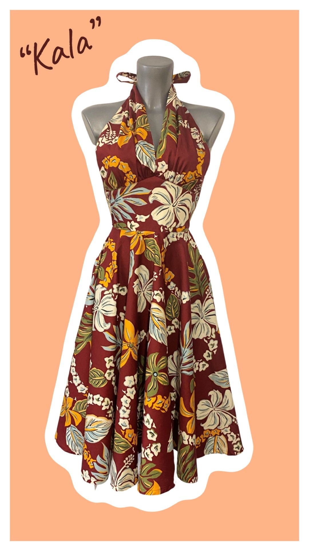 Kala Hawaiian Dress