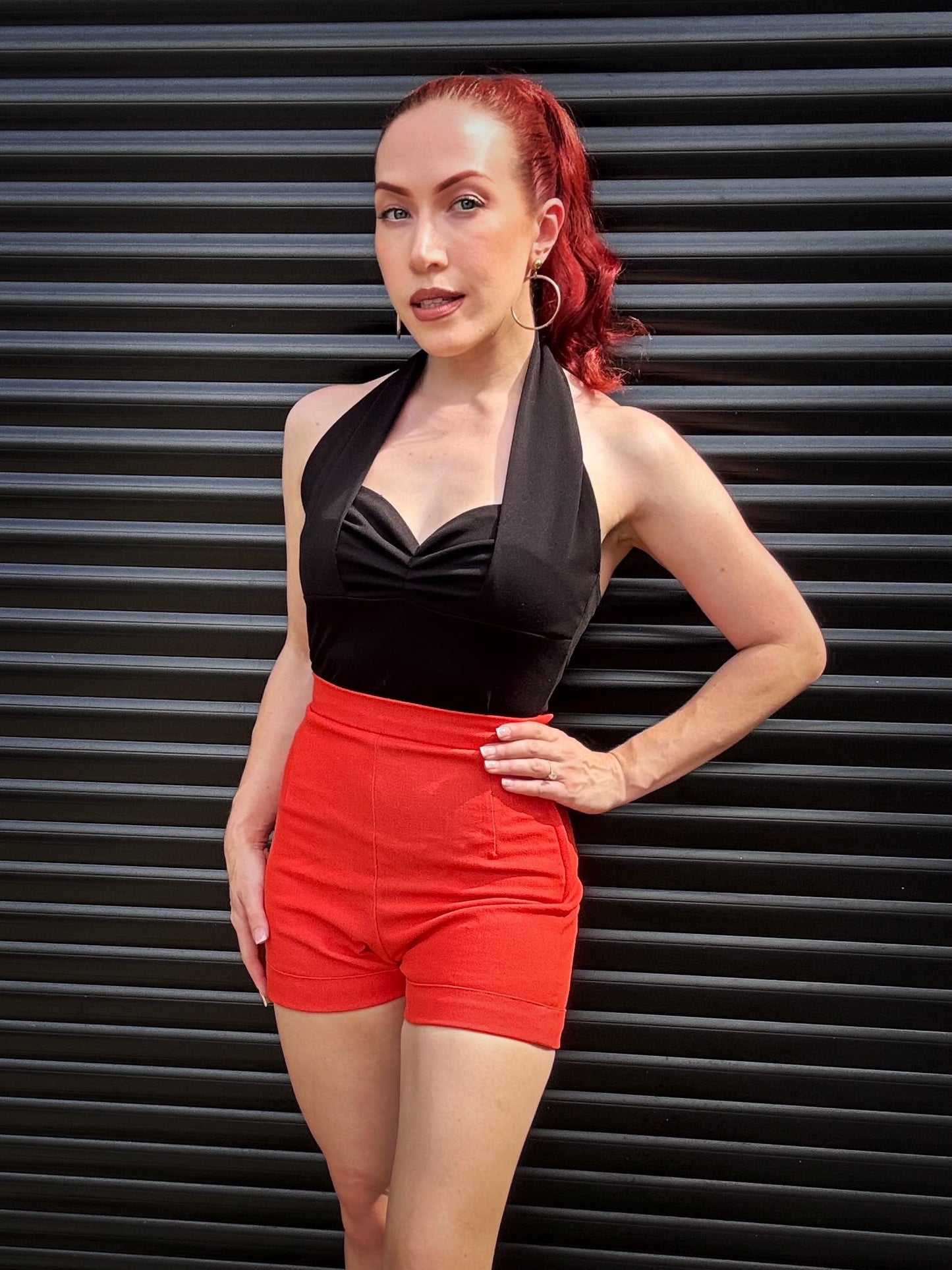 Bombshell High-Waist Shorts