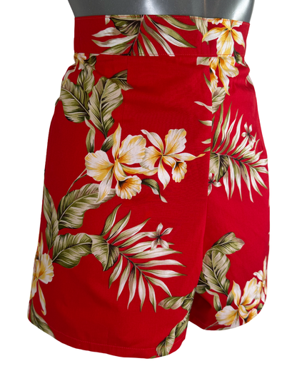 Hawaiian High-Waisted Shorts - UK 8/10