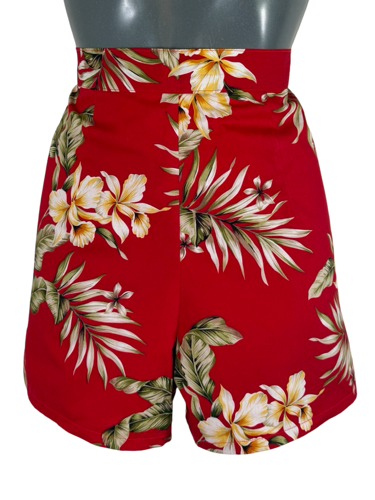 Hawaiian High-Waisted Shorts - UK 8/10