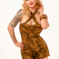 Leopard Doris Playsuit Set