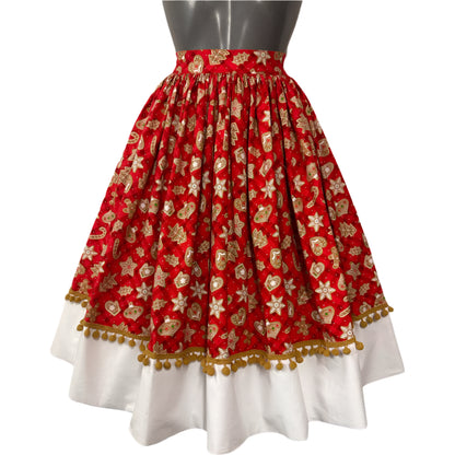 Cookie Christmas Skirt - UK 6 - 25" waist