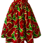 Watermelon Gathered Skirt - UK 16