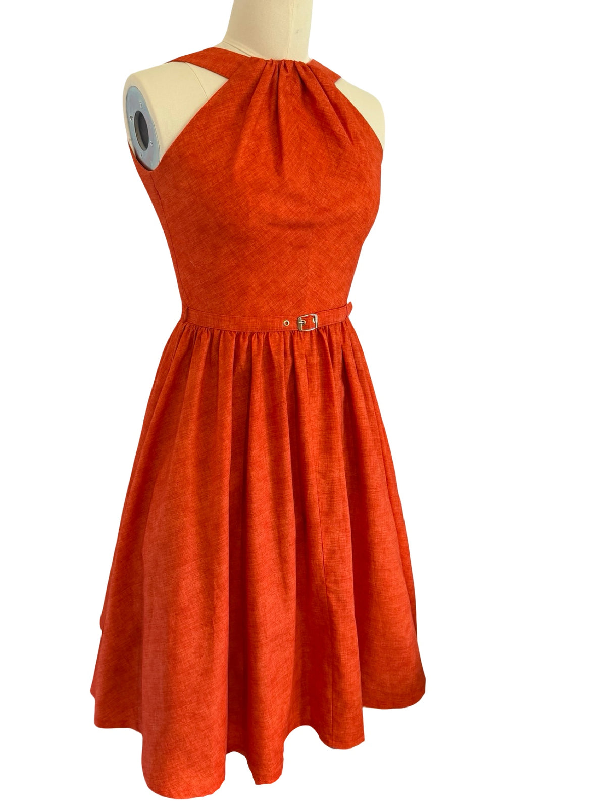 Pandora Dress - Linen look cotton