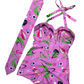 Lulu Playsuit & Headband - Atomic Flamingo Print - UK 12