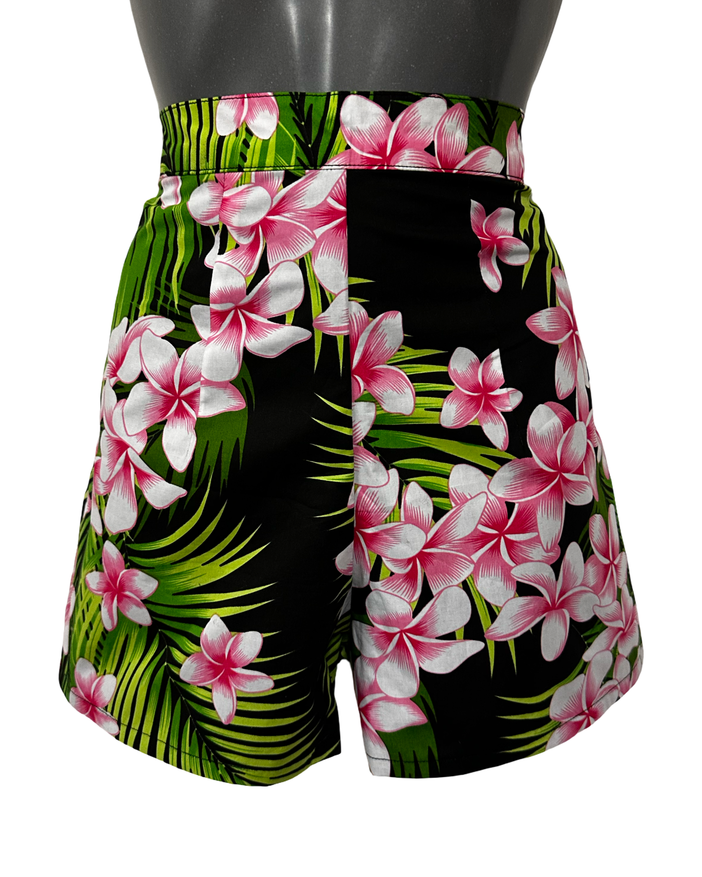 Hawaiian High-Waisted Shorts - UK 10