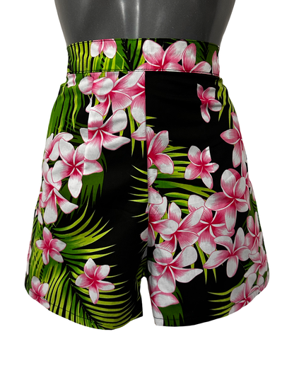 Hawaiian High-Waisted Shorts - UK 10
