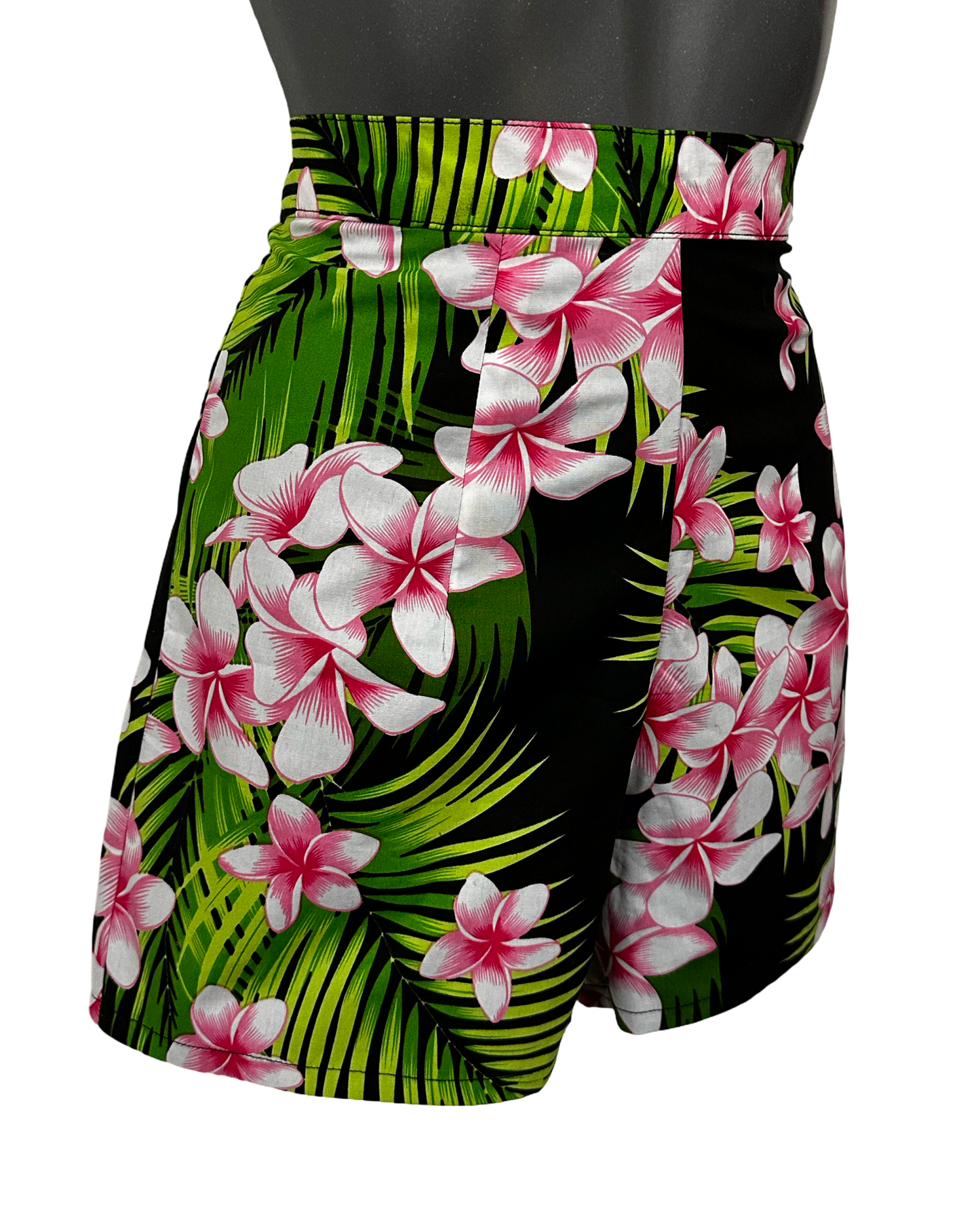 Hawaiian High-Waisted Shorts - UK 10