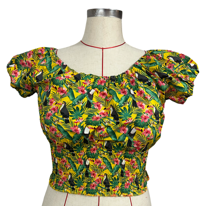 Carla Top in Tropical Toucan
