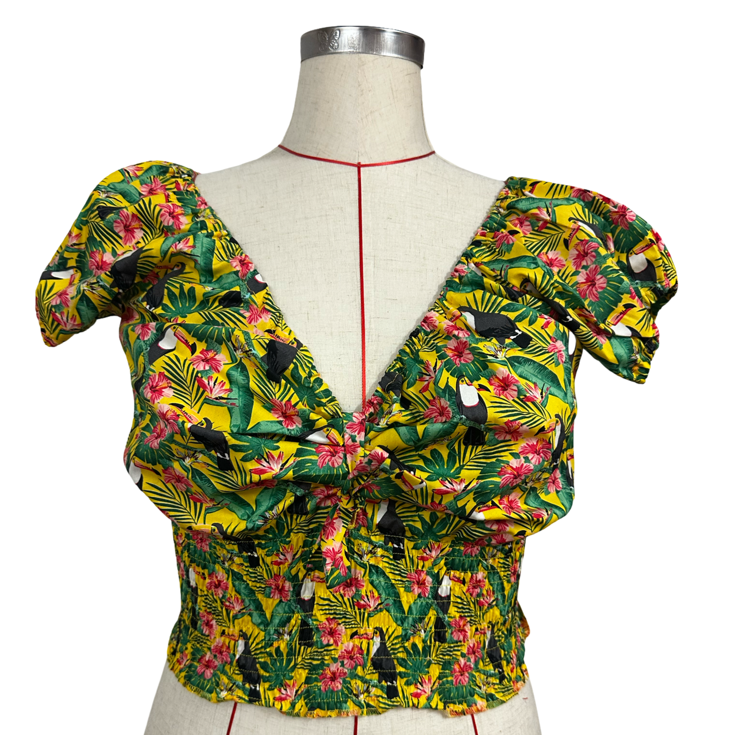Carla Top in Tropical Toucan
