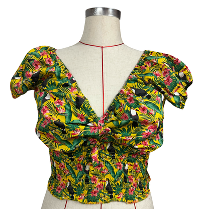Carla Top in Tropical Toucan