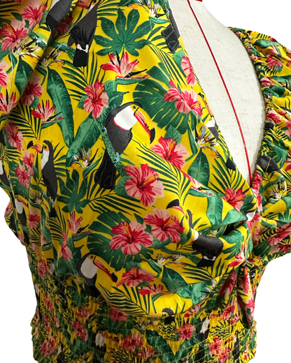 Carla Top in Tropical Toucan