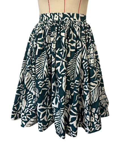 Tropical Gathered Skirt - UK 22