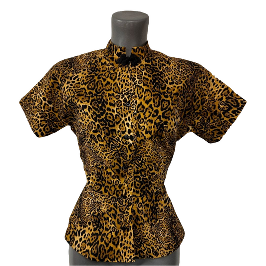 Caroline Blouse - Animal Print