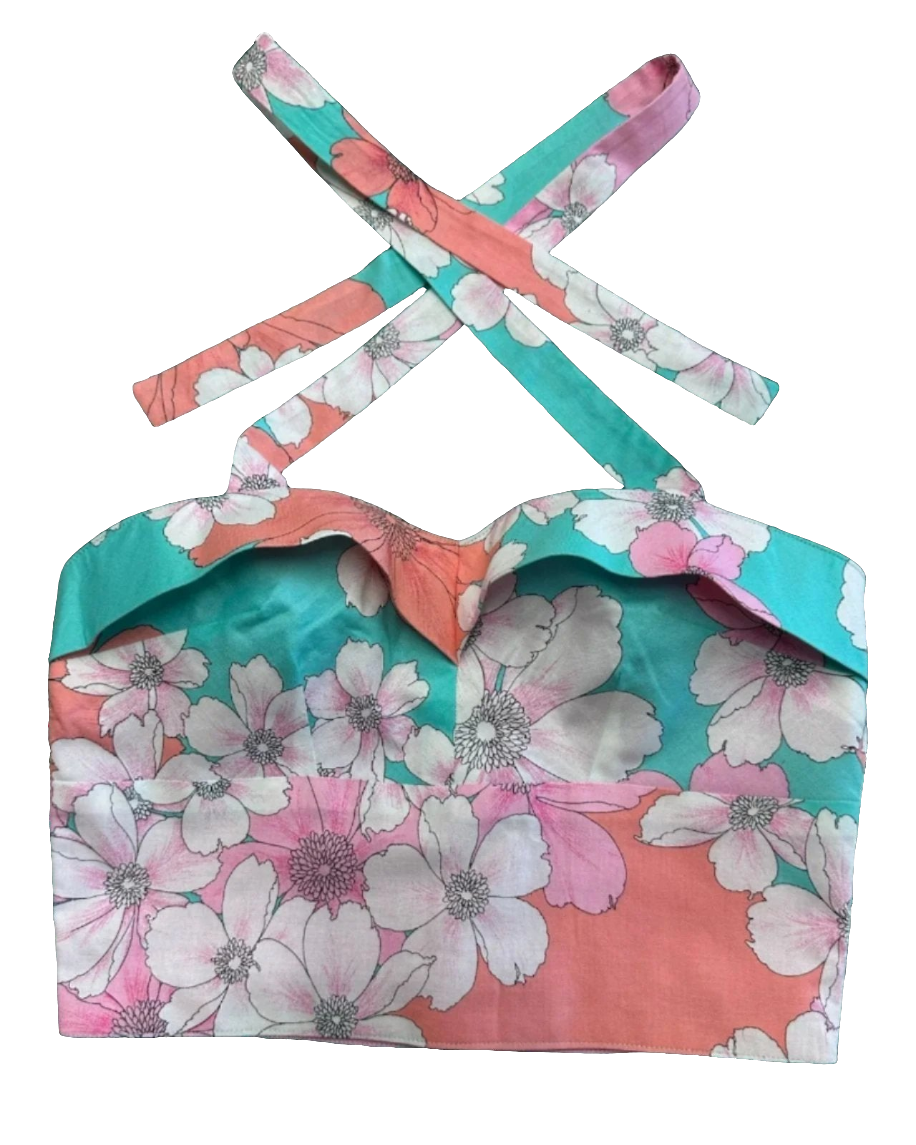 50s Style Crop Dolly Top - UK 8