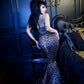 Fishtail Divine Dress - Leopard