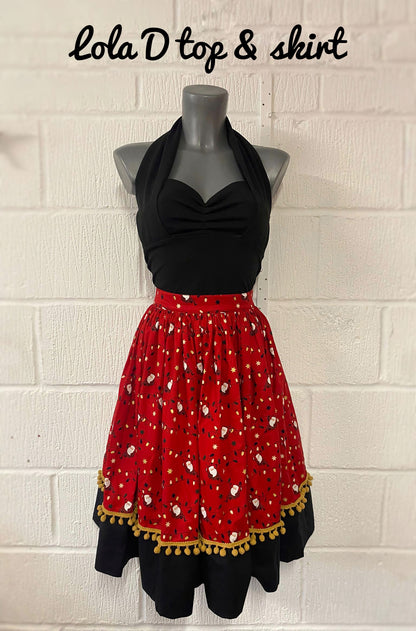 Christmas fabric - Santa