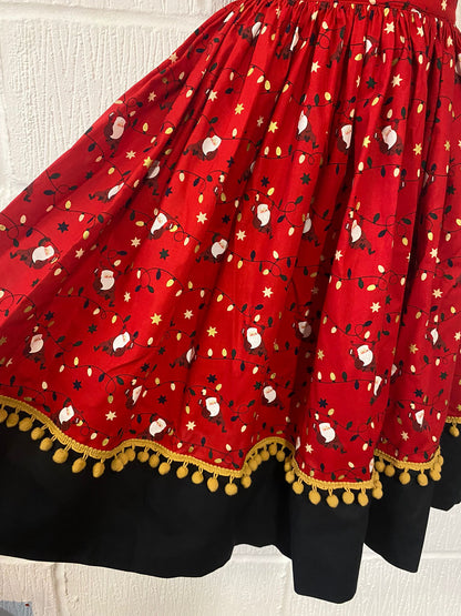 Christmas fabric - Santa