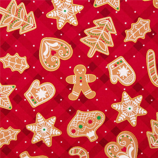 Christmas fabric - Gingerbread
