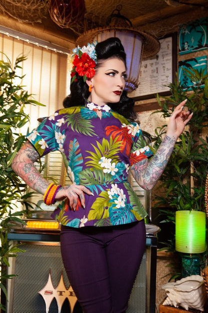 Caroline Blouse & Capris Set