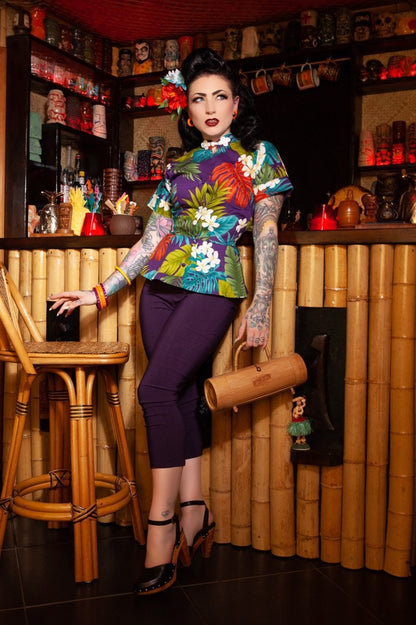 Caroline Blouse & Capris Set