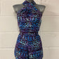Brittany Playsuit Set in Brilliant Batik Print