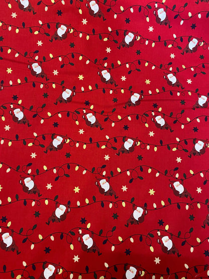 Christmas fabric - Santa