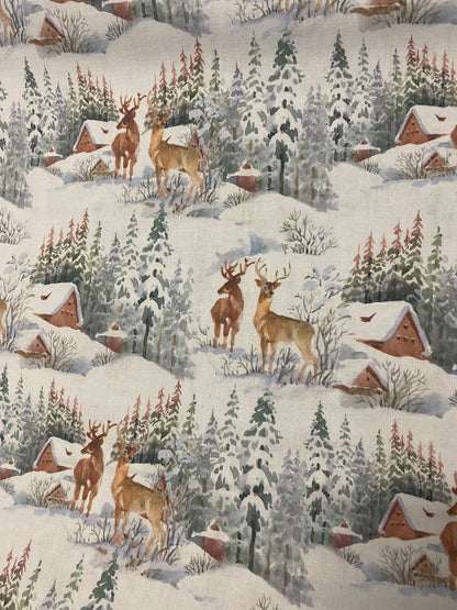 Christmas fabric - Snow
