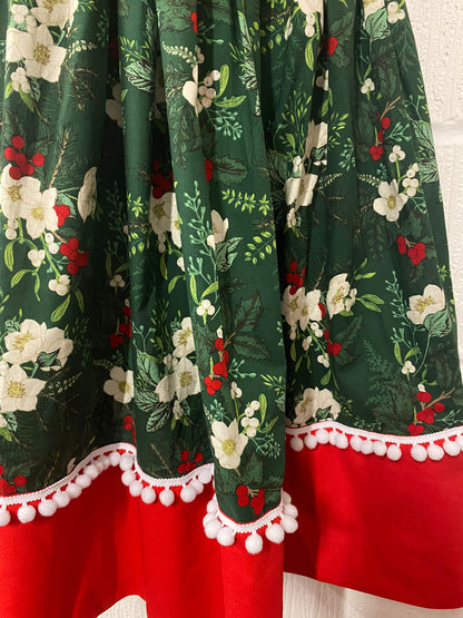 Christmas fabric - Mistletoe