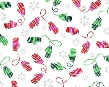 Christmas fabric - Mittens